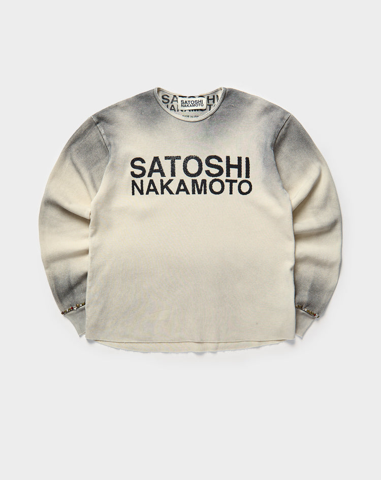 Satoshi Nakamoto Logo Thermal w/ Studs - XHIBITION