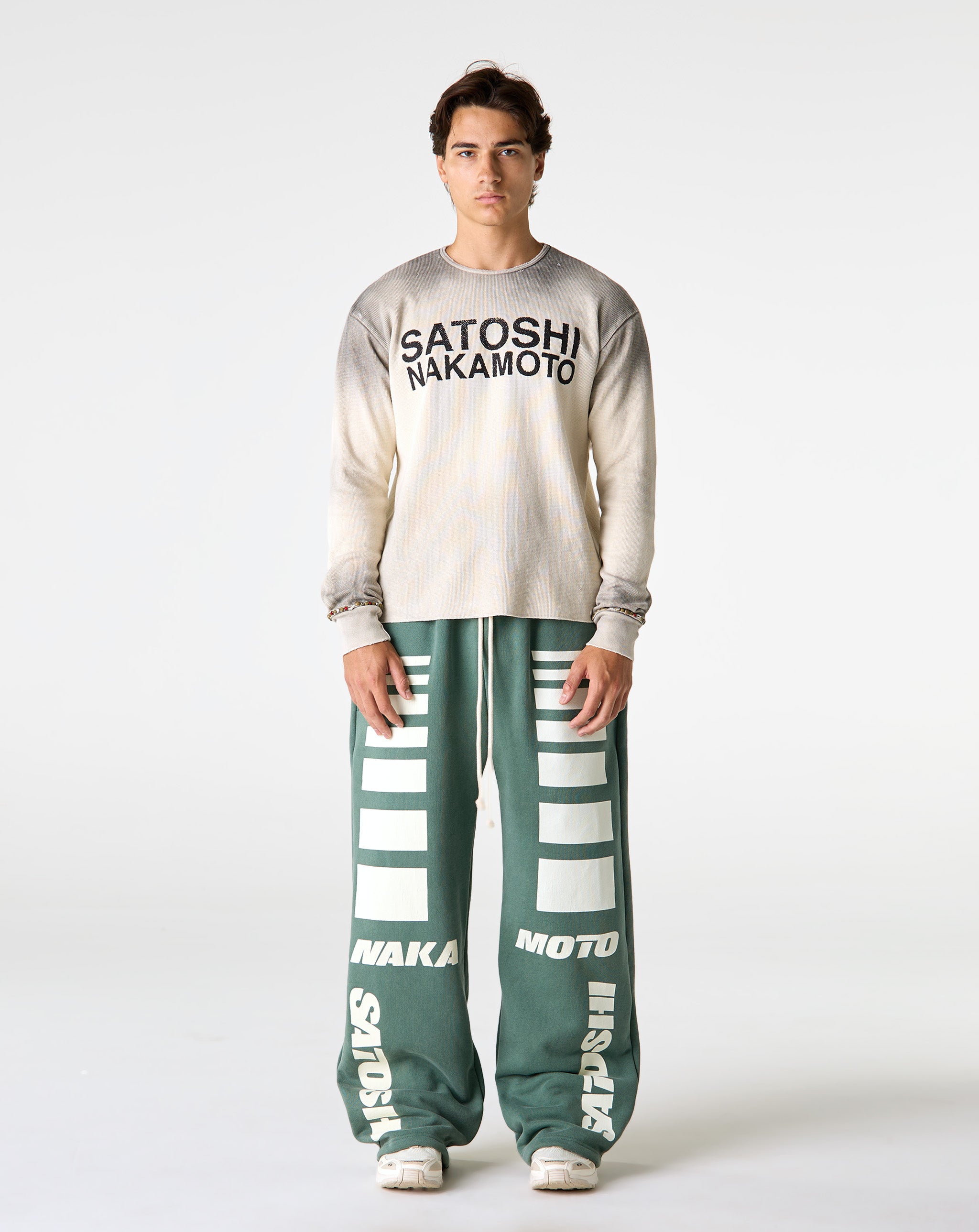 Satoshi Nakamoto Logo Thermal w/ Studs - XHIBITION