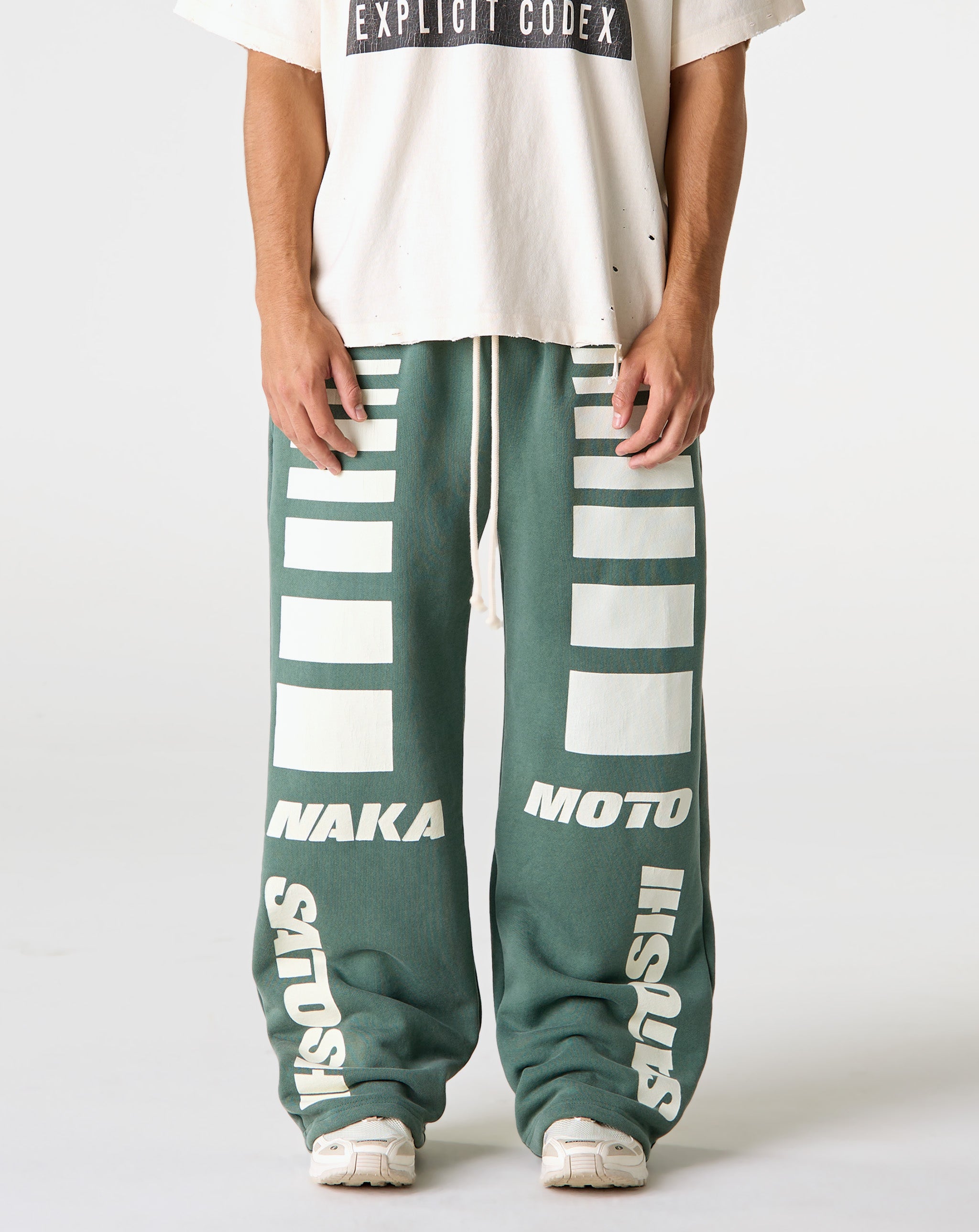 Satoshi Nakamoto Moto Sweatpants - XHIBITION