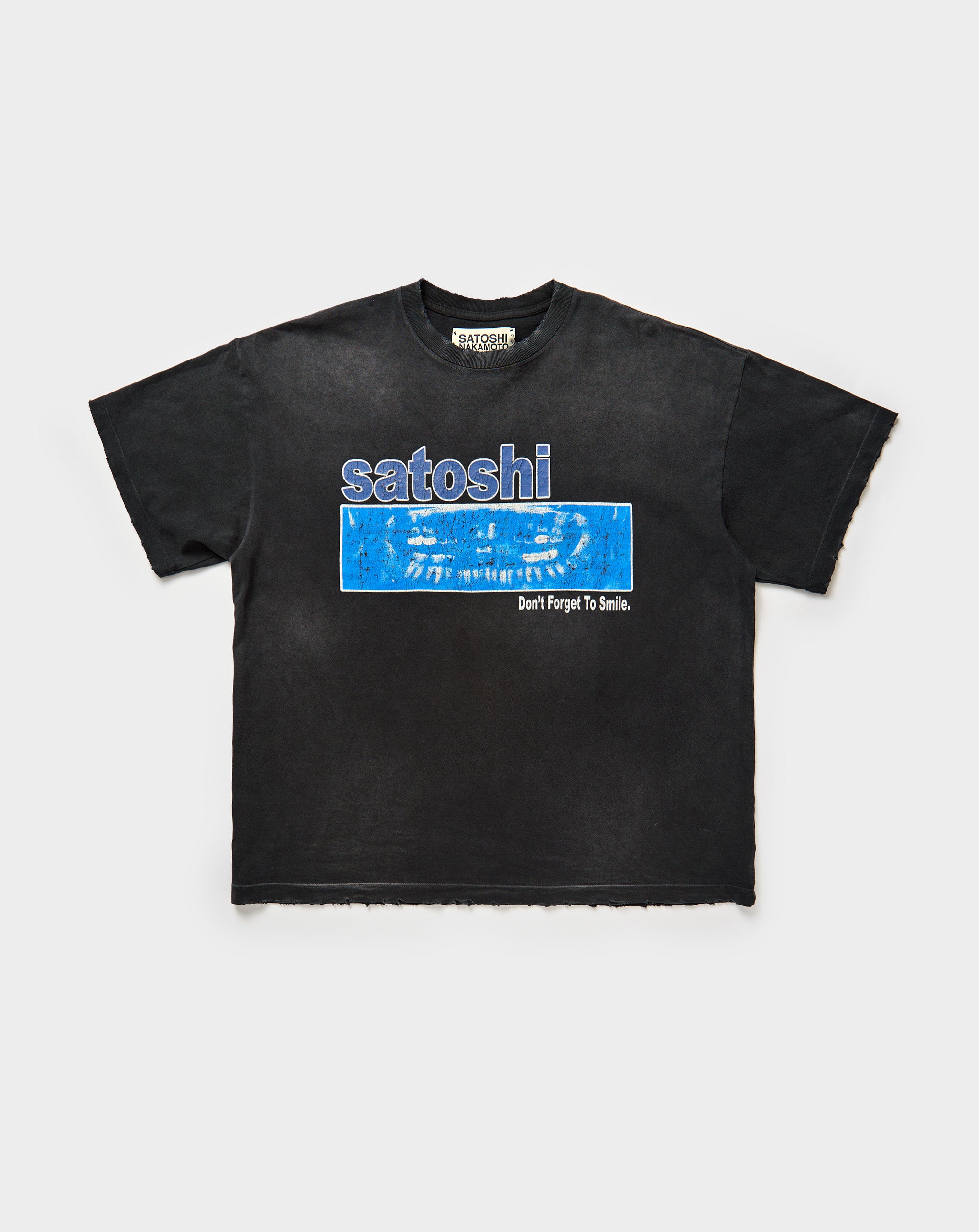 Satoshi Nakamoto Don't Forget To Smile T-Shirt - XHIBITION