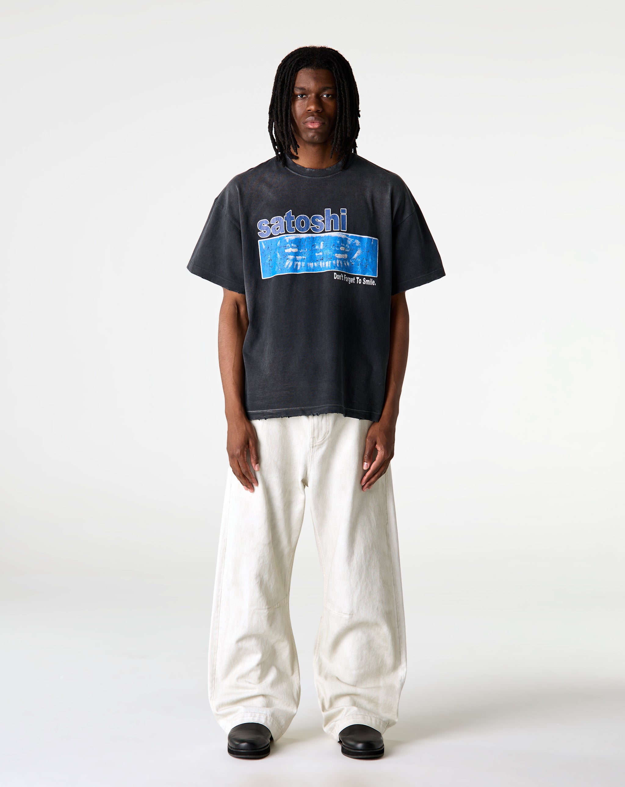 Satoshi Nakamoto Don't Forget To Smile T-Shirt - XHIBITION