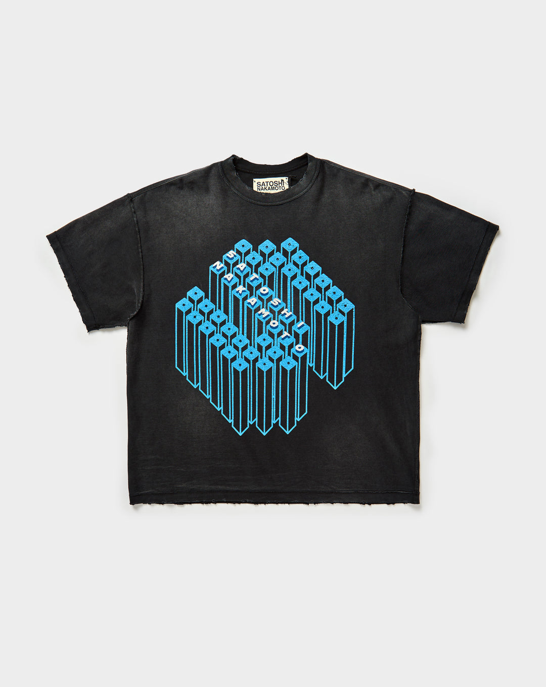 Satoshi Nakamoto Gridlock T-Shirt - XHIBITION
