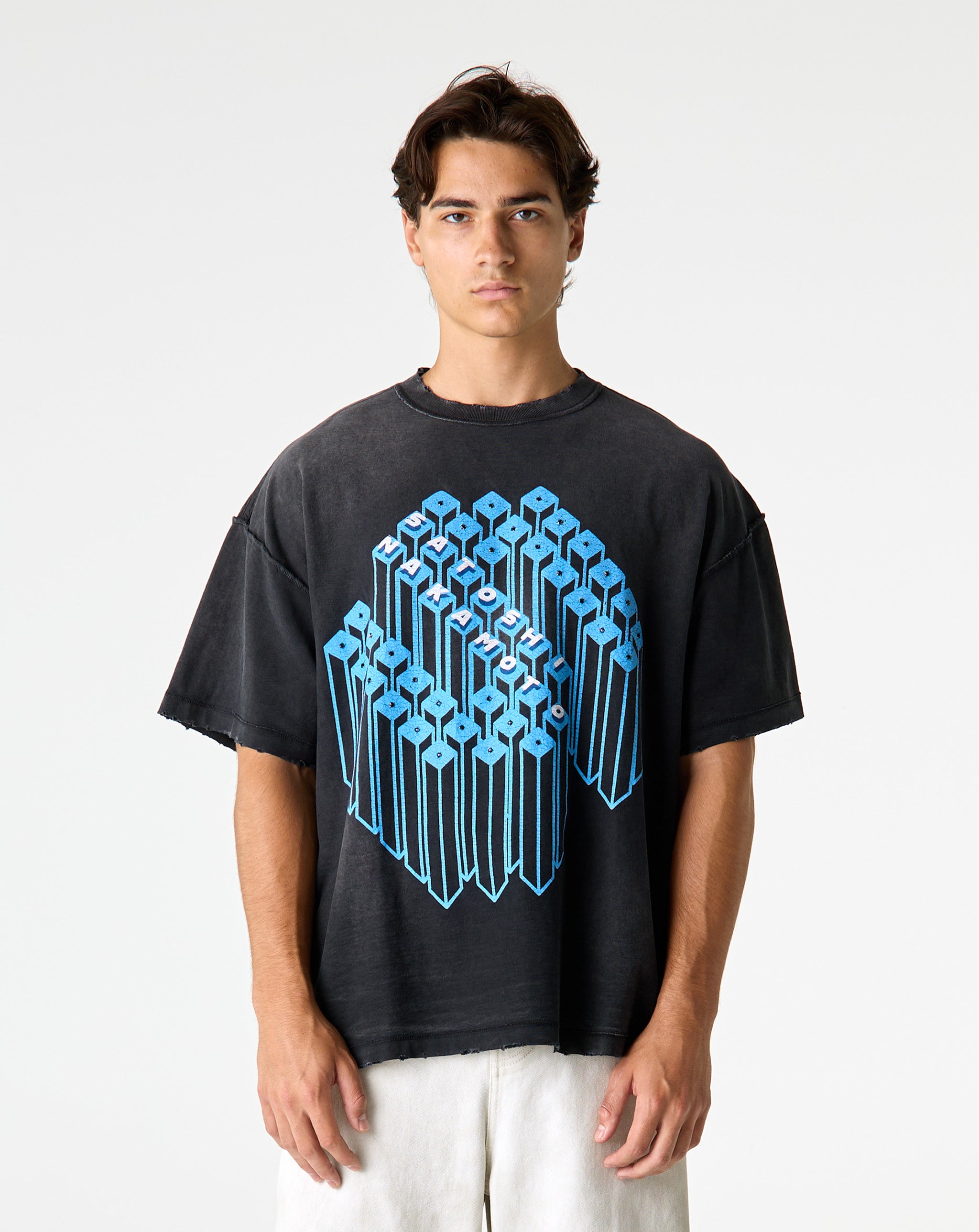 Satoshi Nakamoto Gridlock T-Shirt - XHIBITION