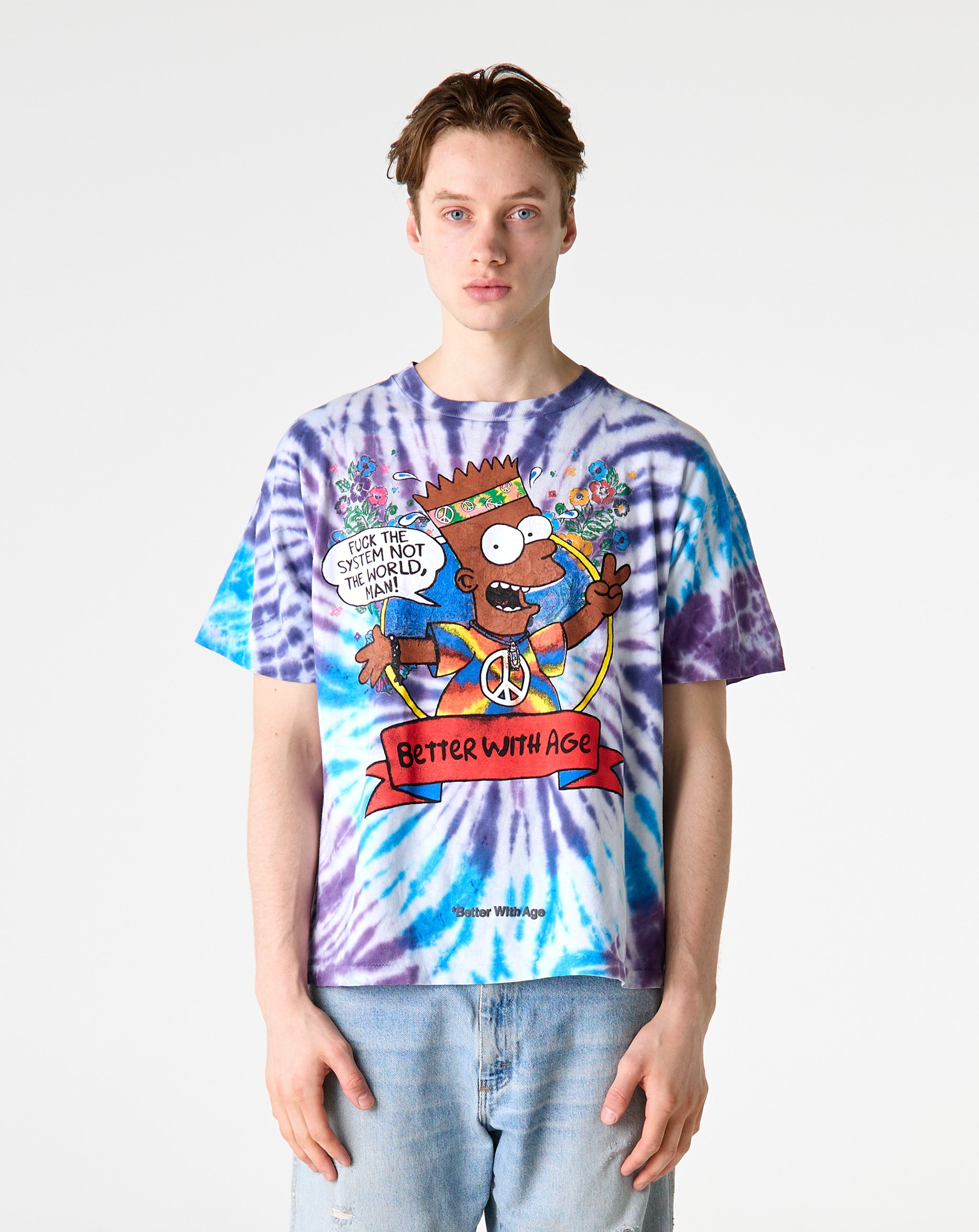 *Better With Age Worser Tie Dye T-Shirt - XHIBITION