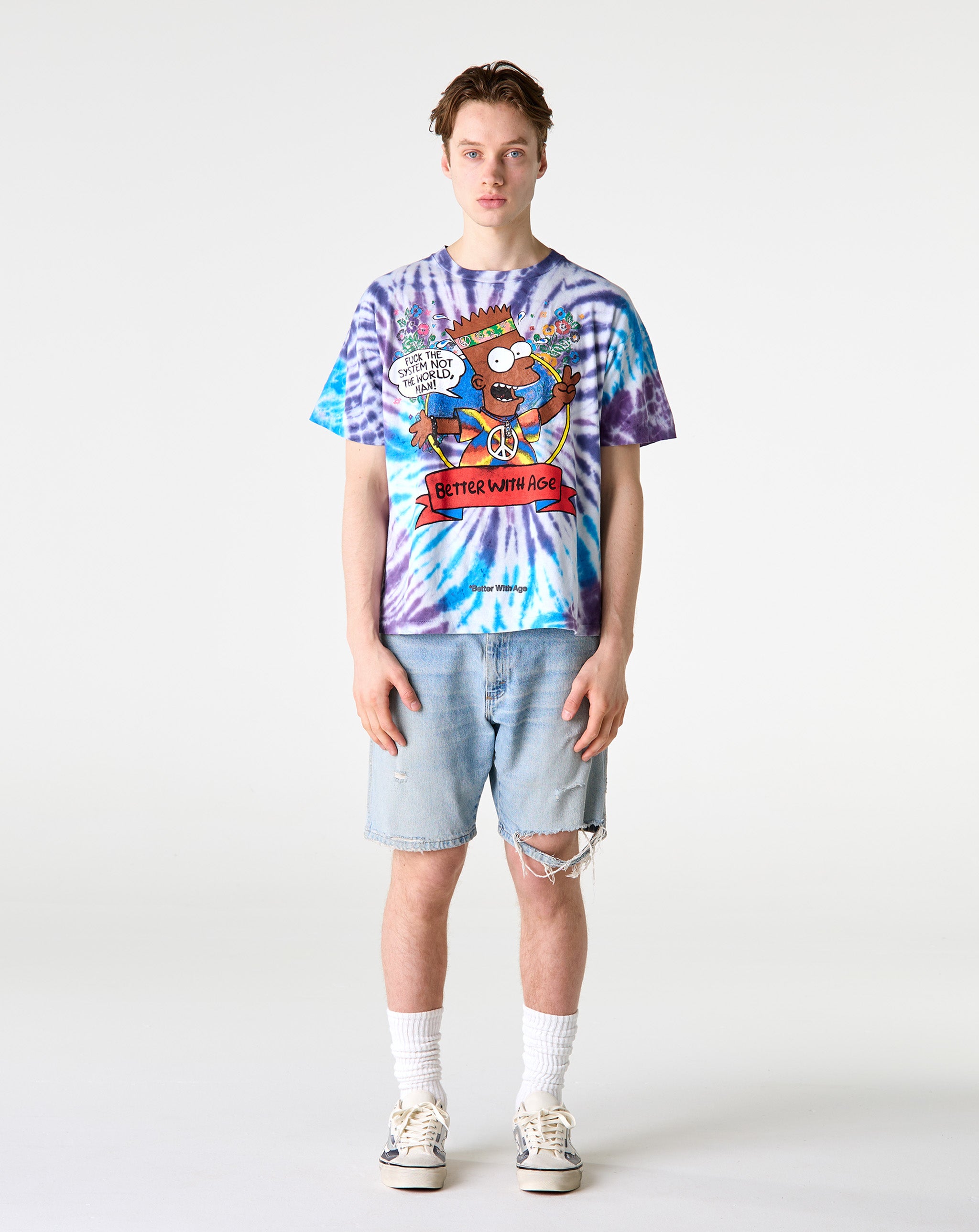 *Better With Age Worser Tie Dye T-Shirt - XHIBITION