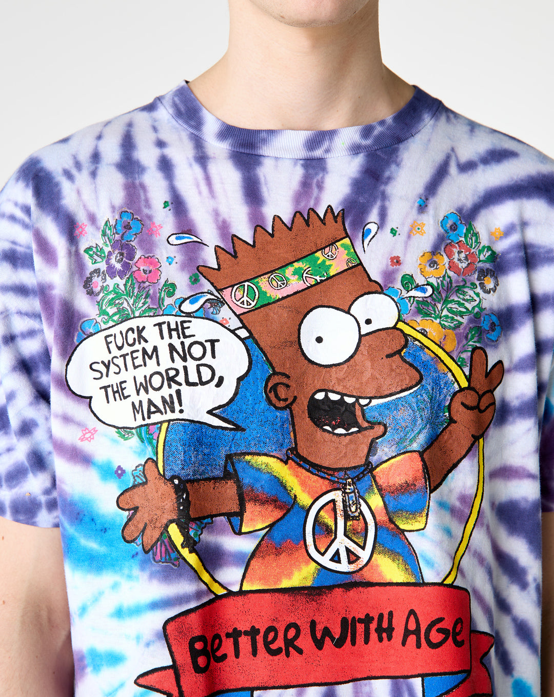 *Better With Age Worser Tie Dye T-Shirt - XHIBITION