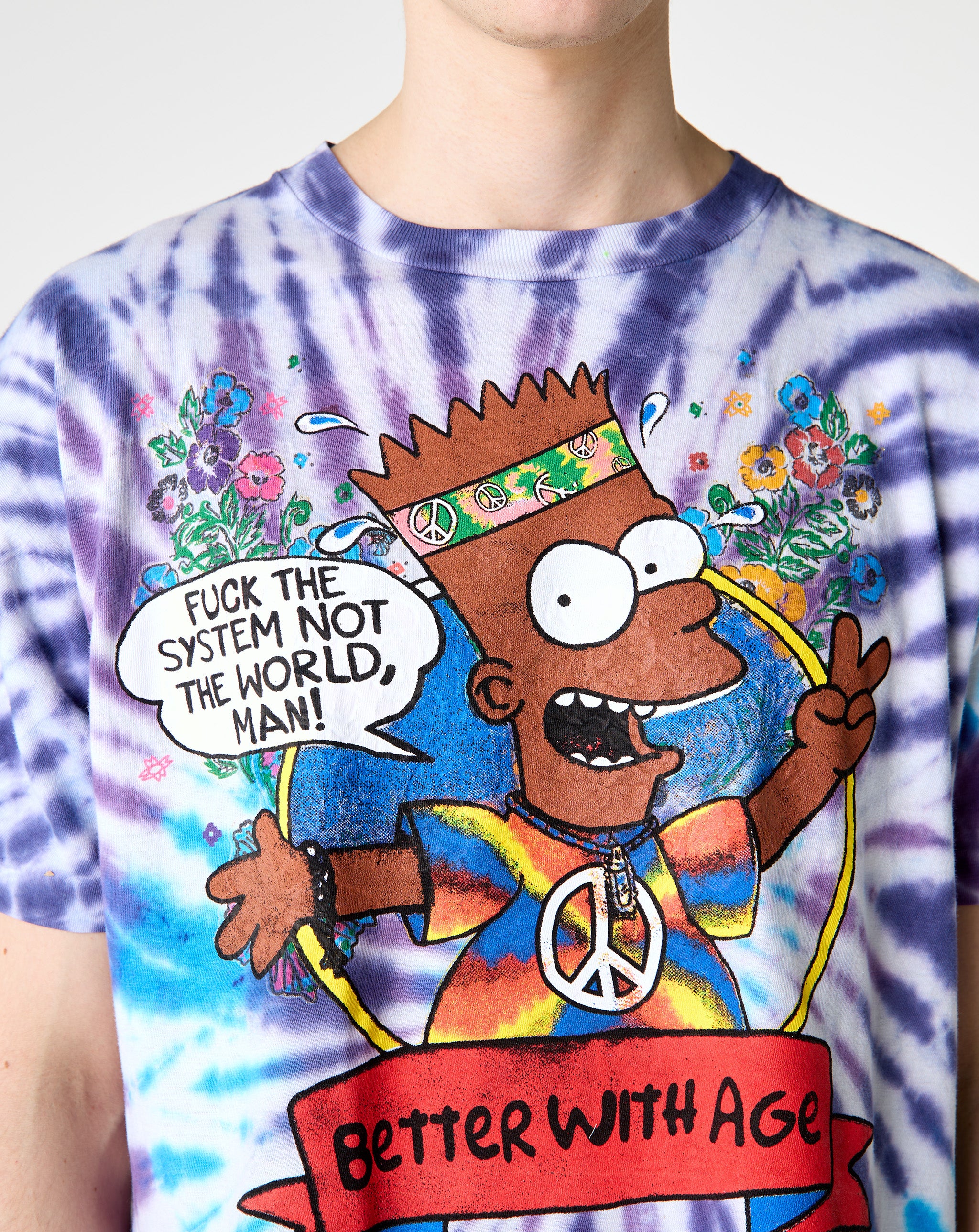 *Better With Age Worser Tie Dye T-Shirt - XHIBITION