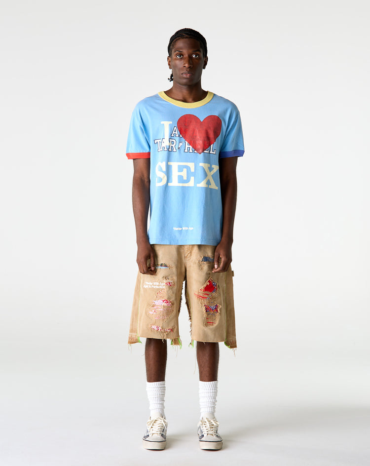 *Better With Age Repair Double-Wide Carpenter Shorts - XHIBITION