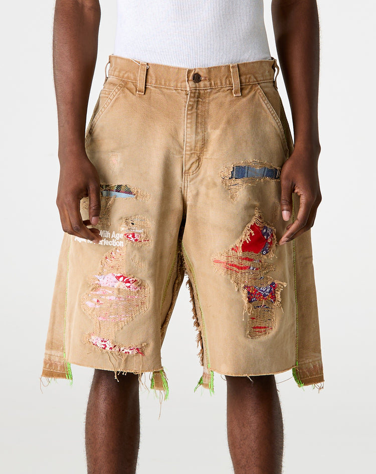 *Better With Age Repair Double-Wide Carpenter Shorts - XHIBITION
