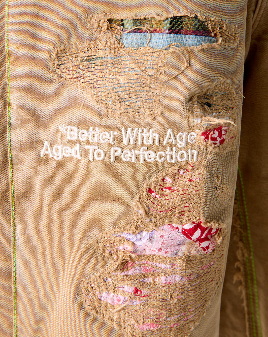 *Better With Age Repair Double-Wide Carpenter Shorts - XHIBITION