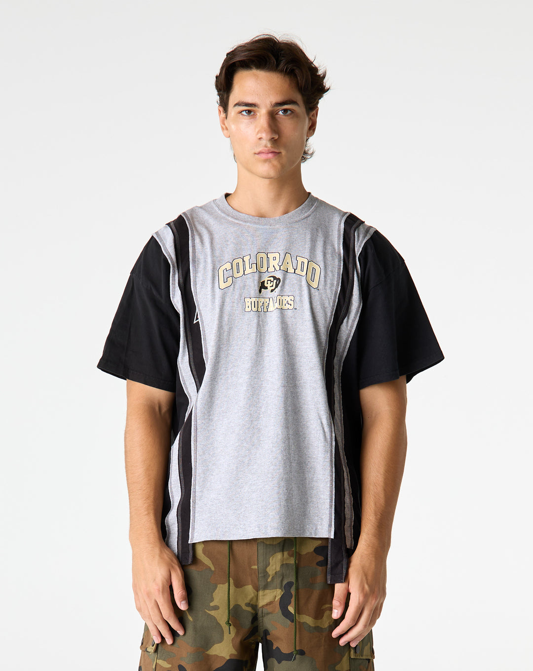 Needles 7 Cut Wide T-Shirt - XHIBITION