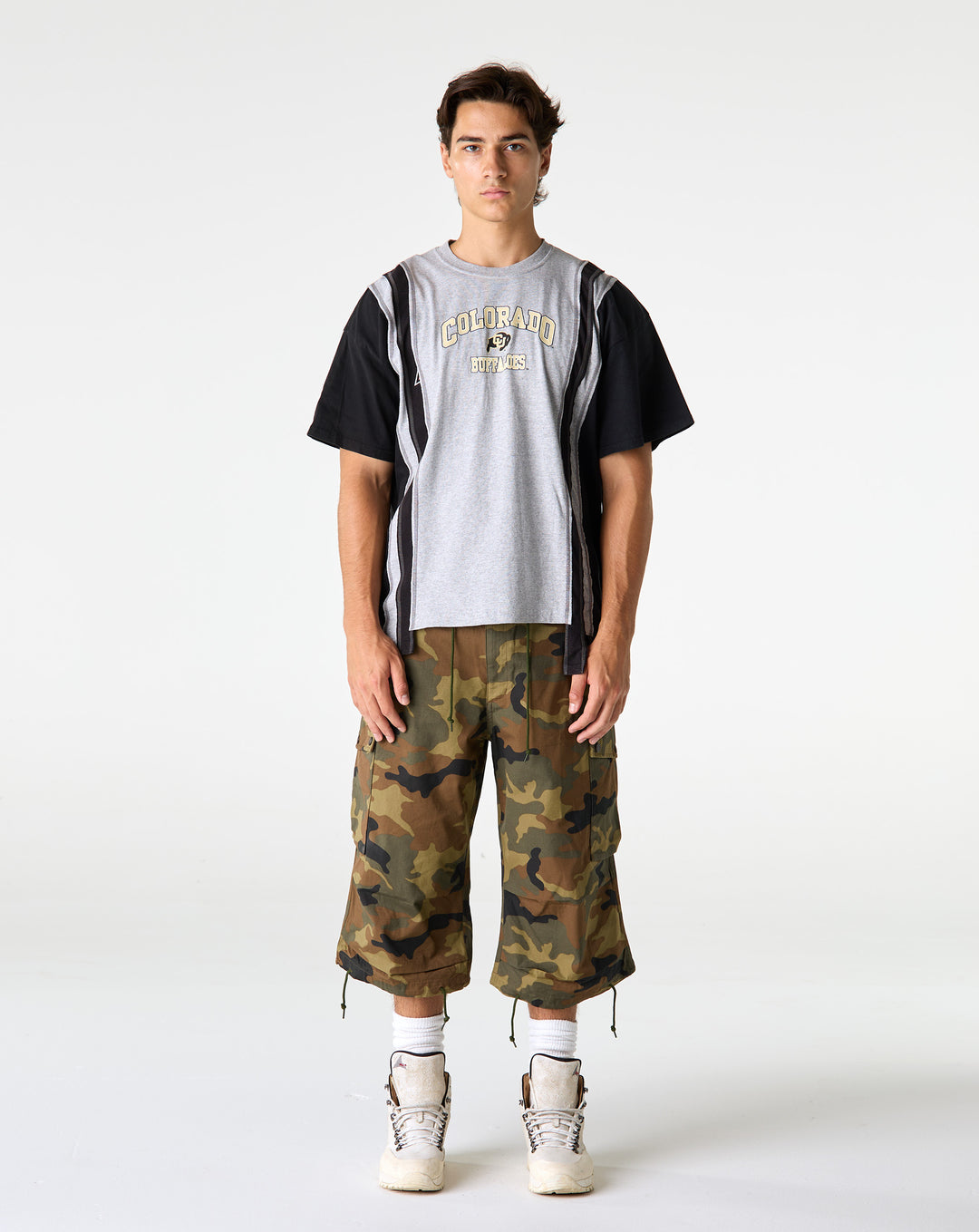 Needles 7 Cut Wide T-Shirt - XHIBITION