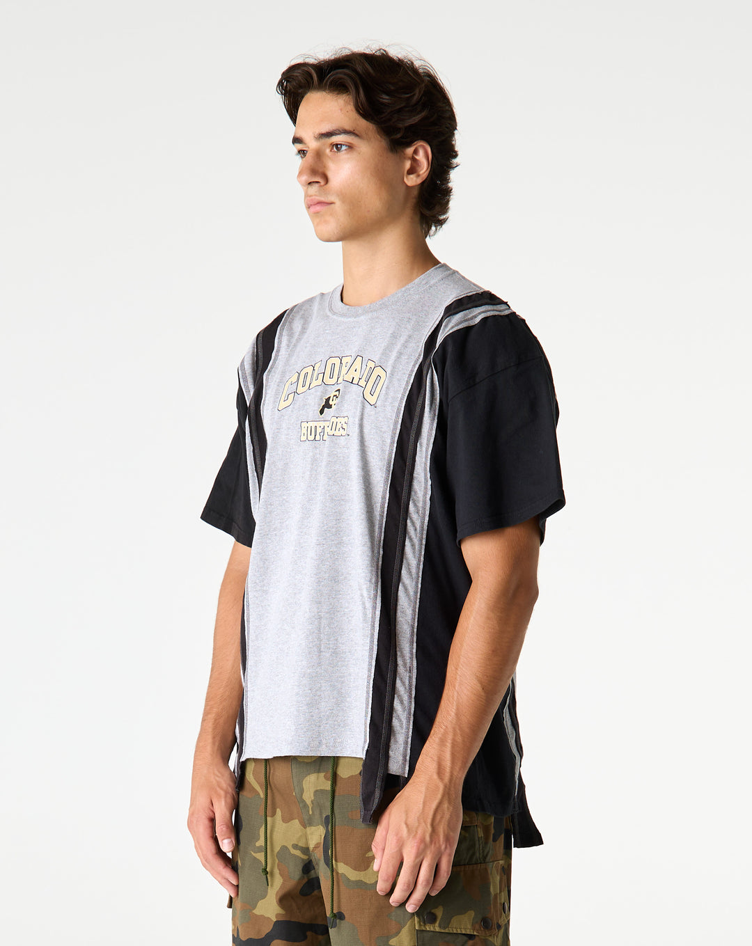 Needles 7 Cut Wide T-Shirt - XHIBITION