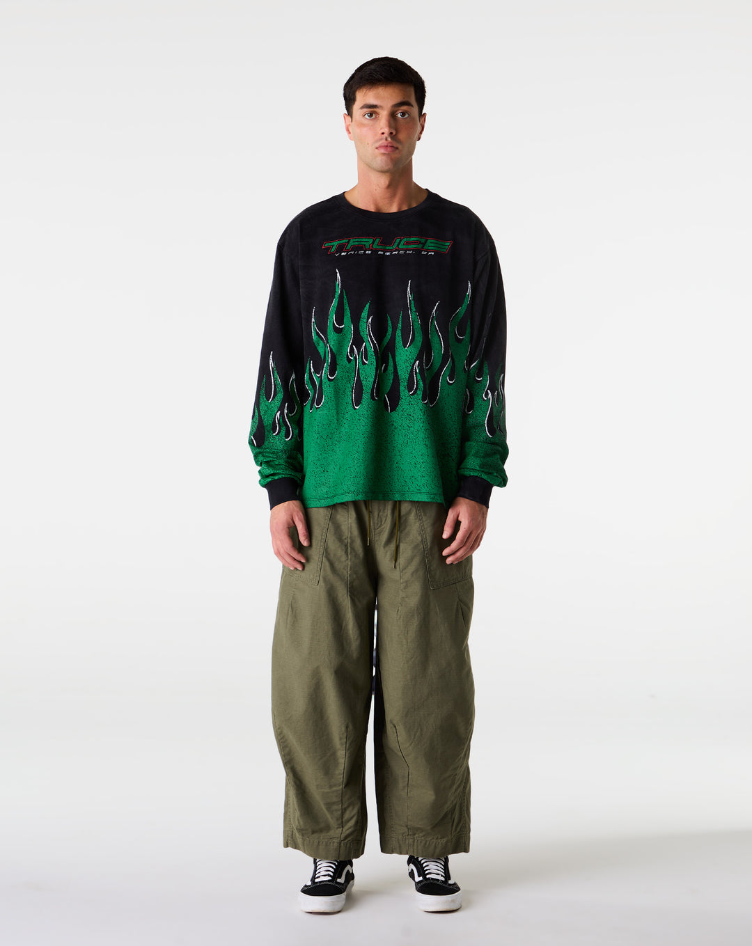 Flame Long Sleeve T-Shirt