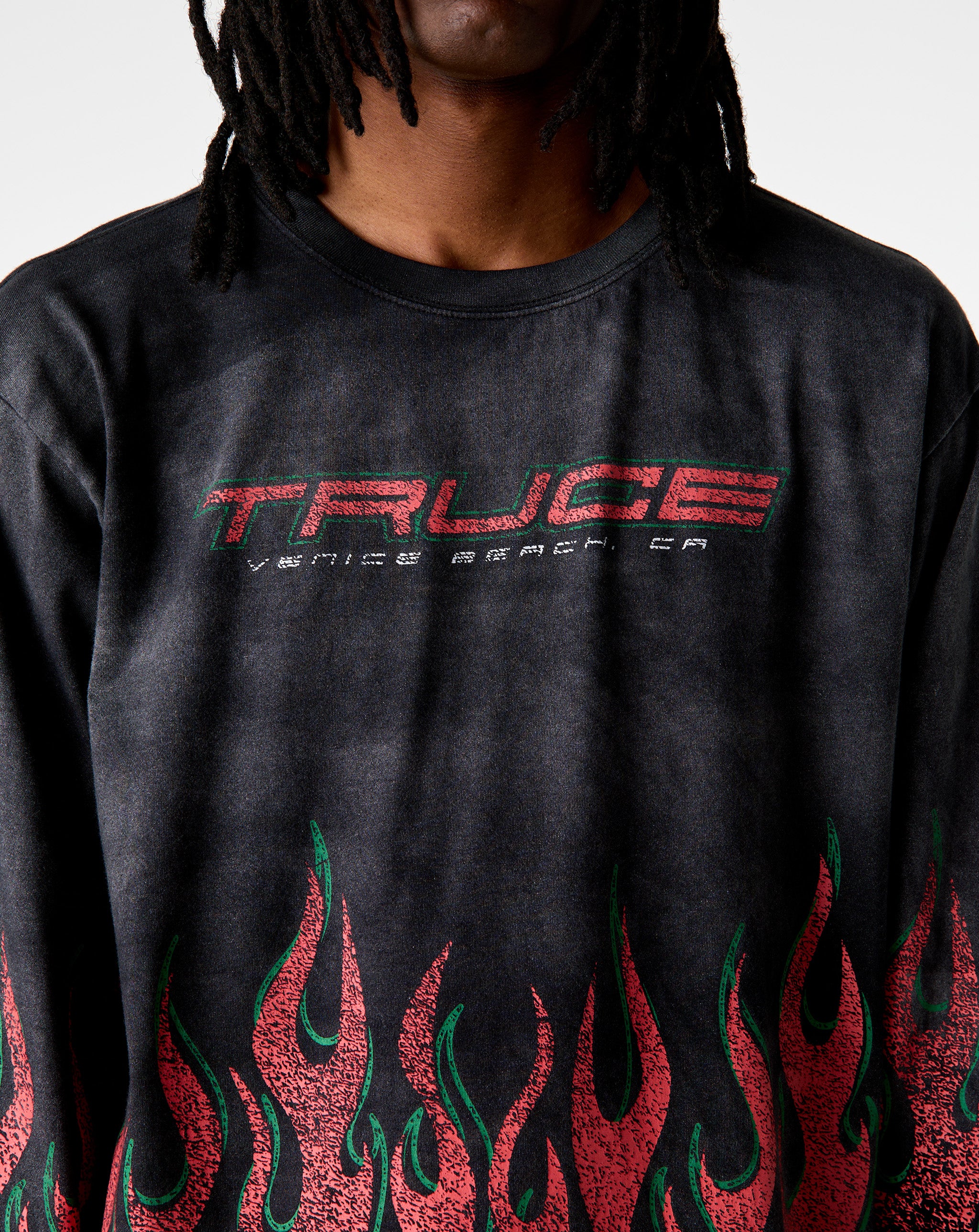 TRUCE Flame Long Sleeve T-Shirt - XHIBITION