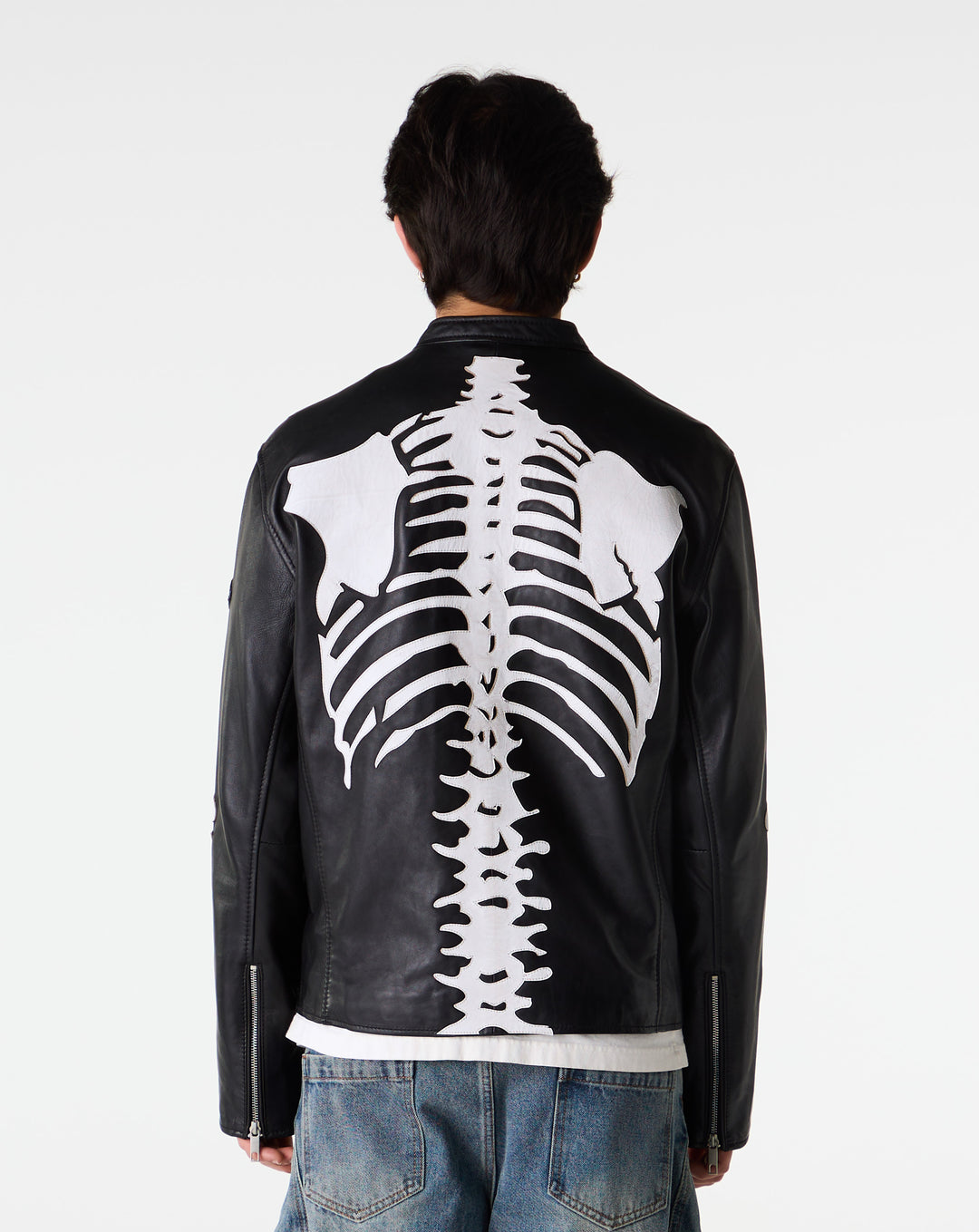 Skeleton Leather Jacket