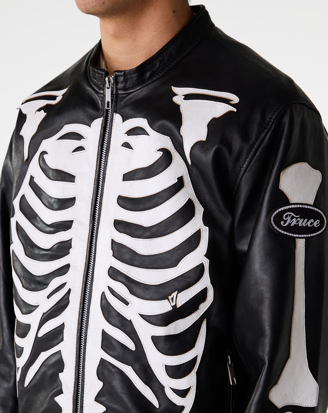 Skeleton Leather Jacket