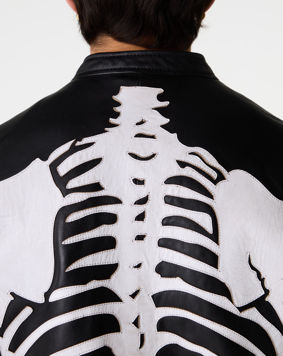 Skeleton Leather Jacket