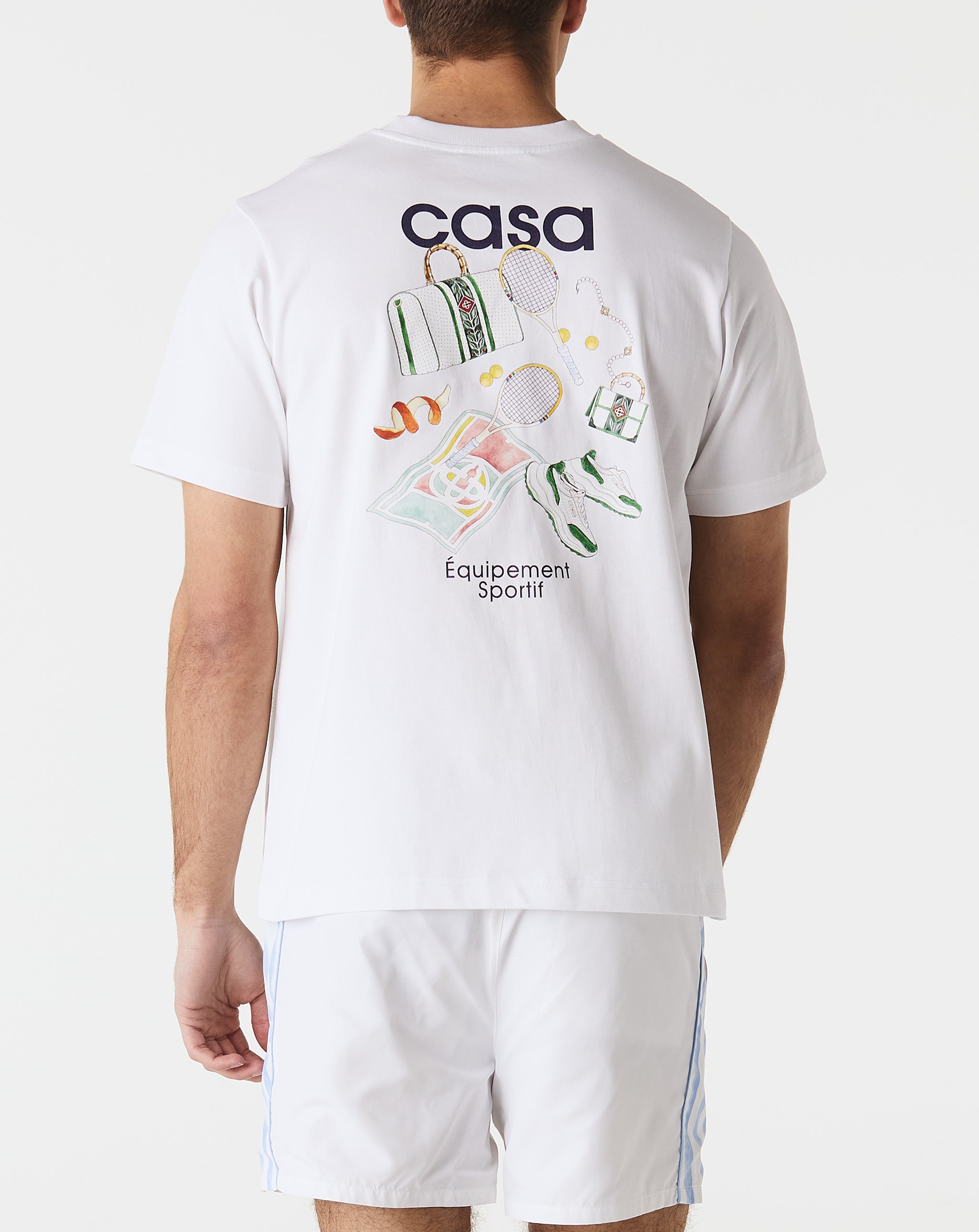 Casablanca patch-detail long-sleeved T-shirt Weiß  - Cheap Erlebniswelt-fliegenfischen Jordan outlet