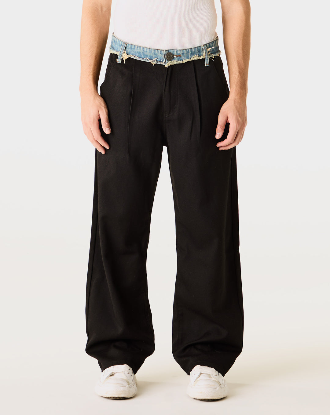 WNTD Denim Waistband Trousers - XHIBITION