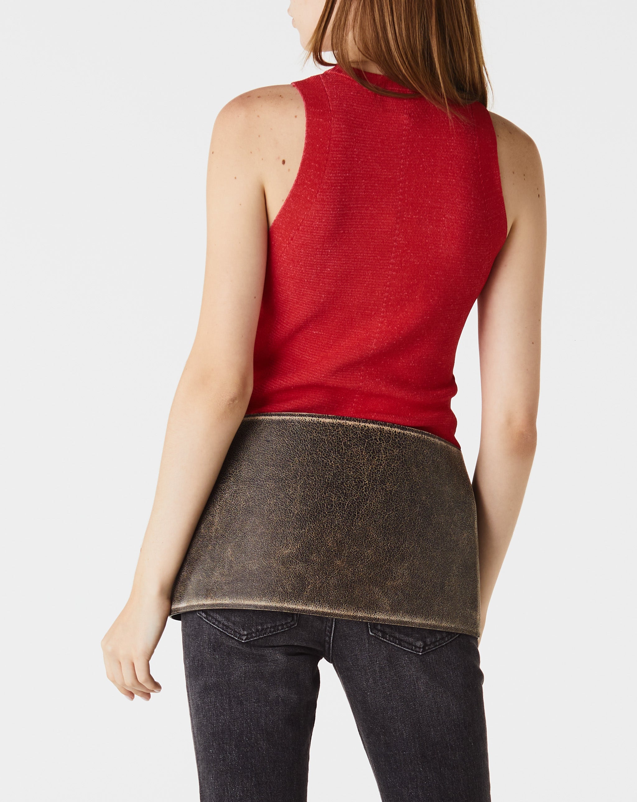 diesel brown b berny belt miniskirt