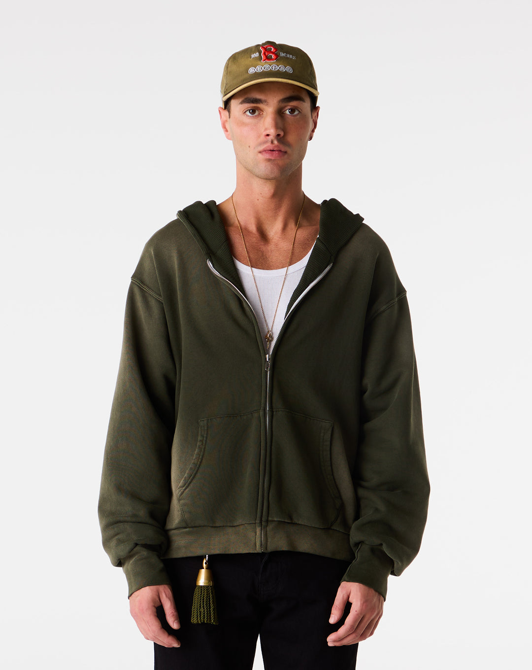 Xhibition Souvenir Thermal Lined Zip Hoodie - XHIBITION