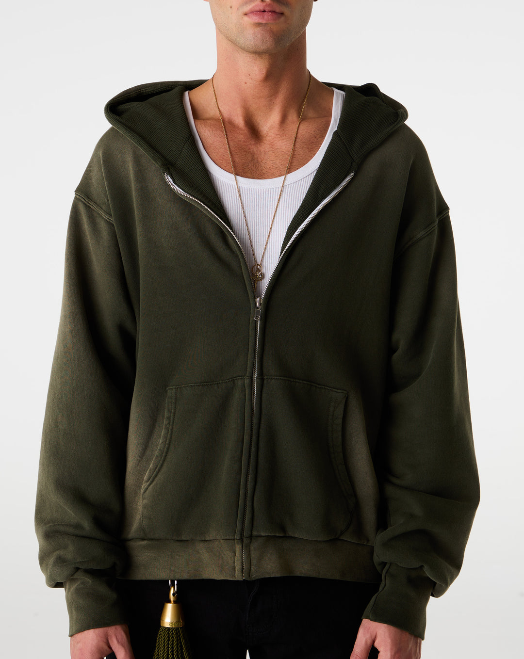 Xhibition Souvenir Thermal Lined Zip Hoodie - XHIBITION
