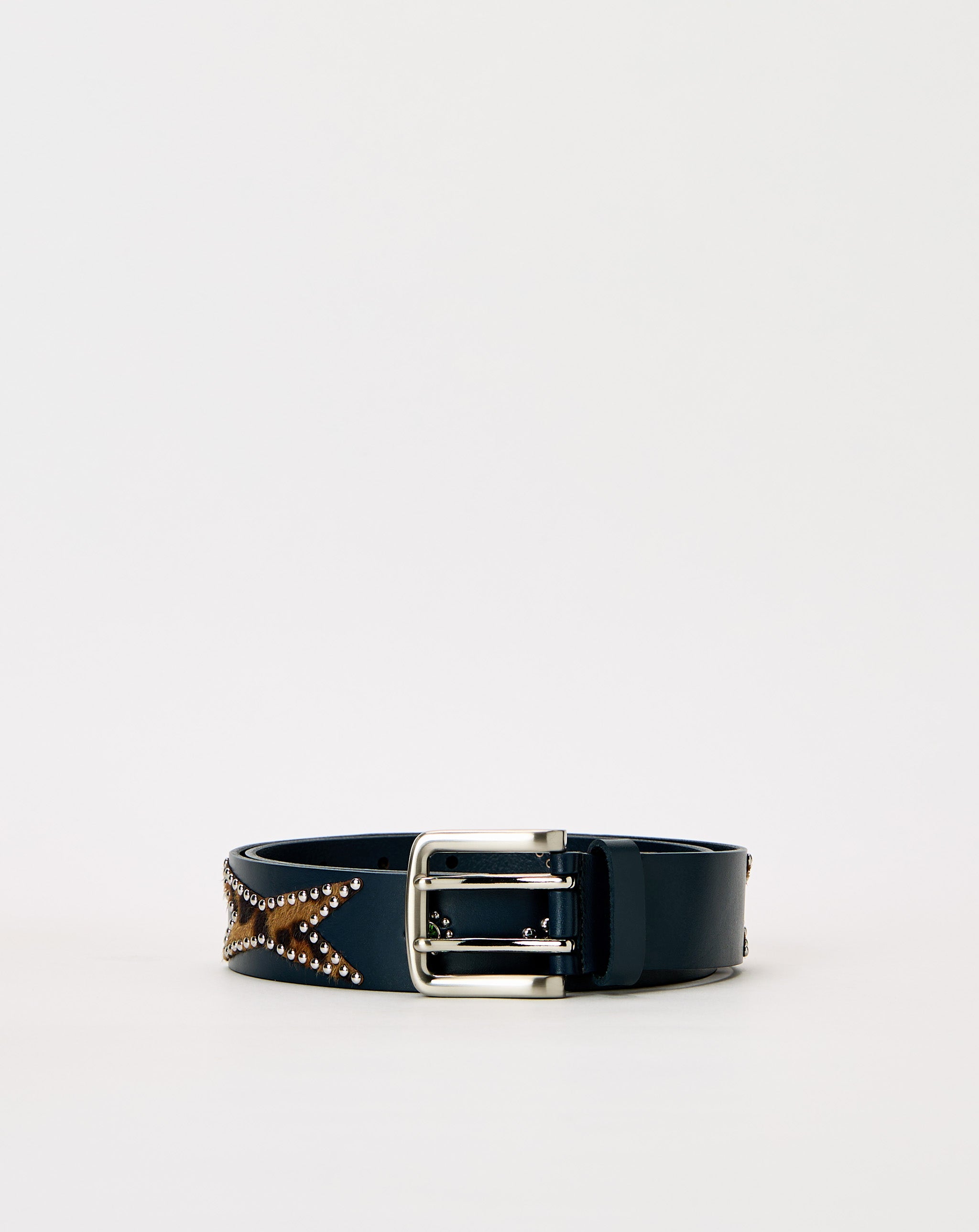 Xhibition Cheetah Studded Belt - XHIBITION