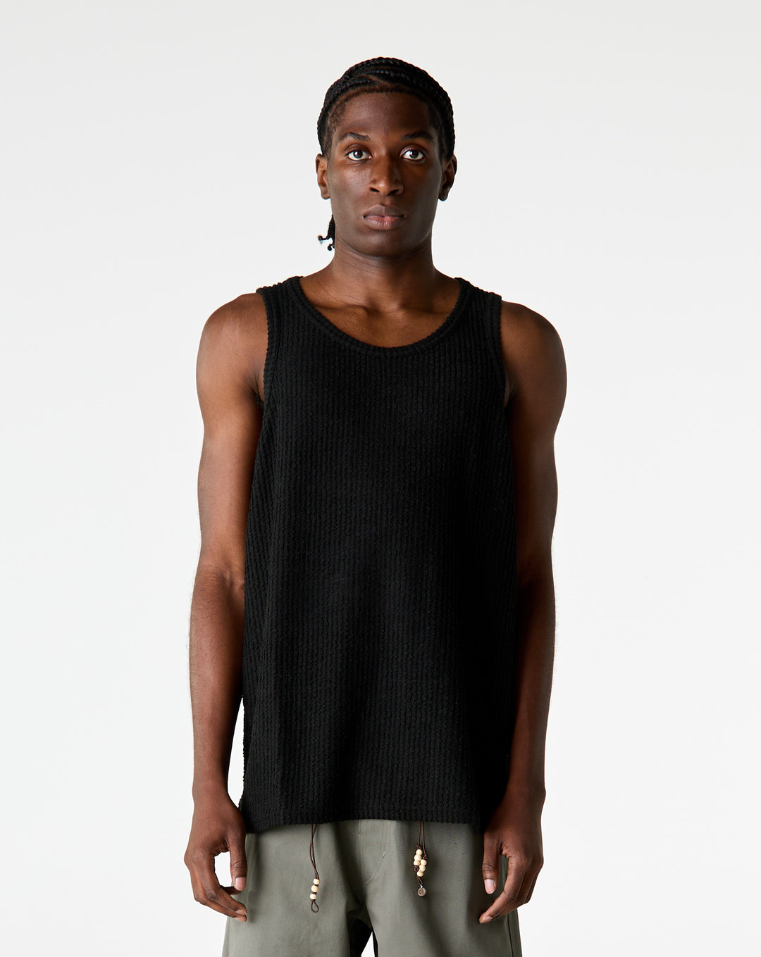 Simple Project Textured Tank Top - XHIBITION
