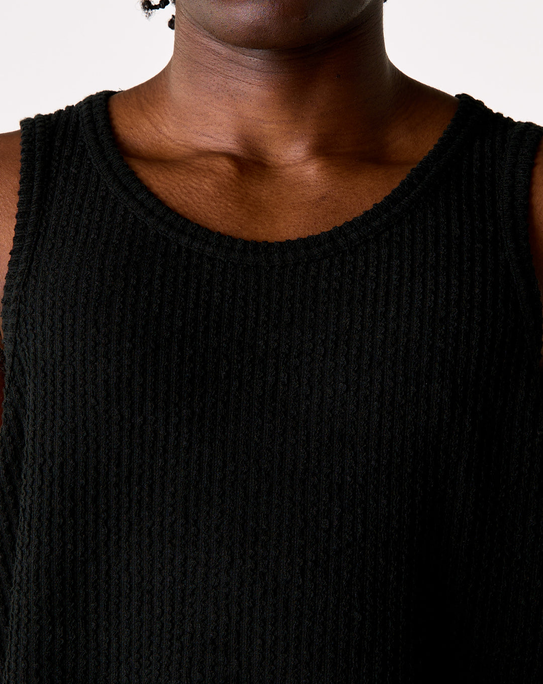 Simple Project Textured Tank Top - XHIBITION