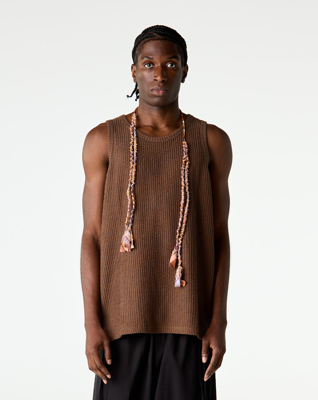 Simple Project Textured Tank Top - XHIBITION