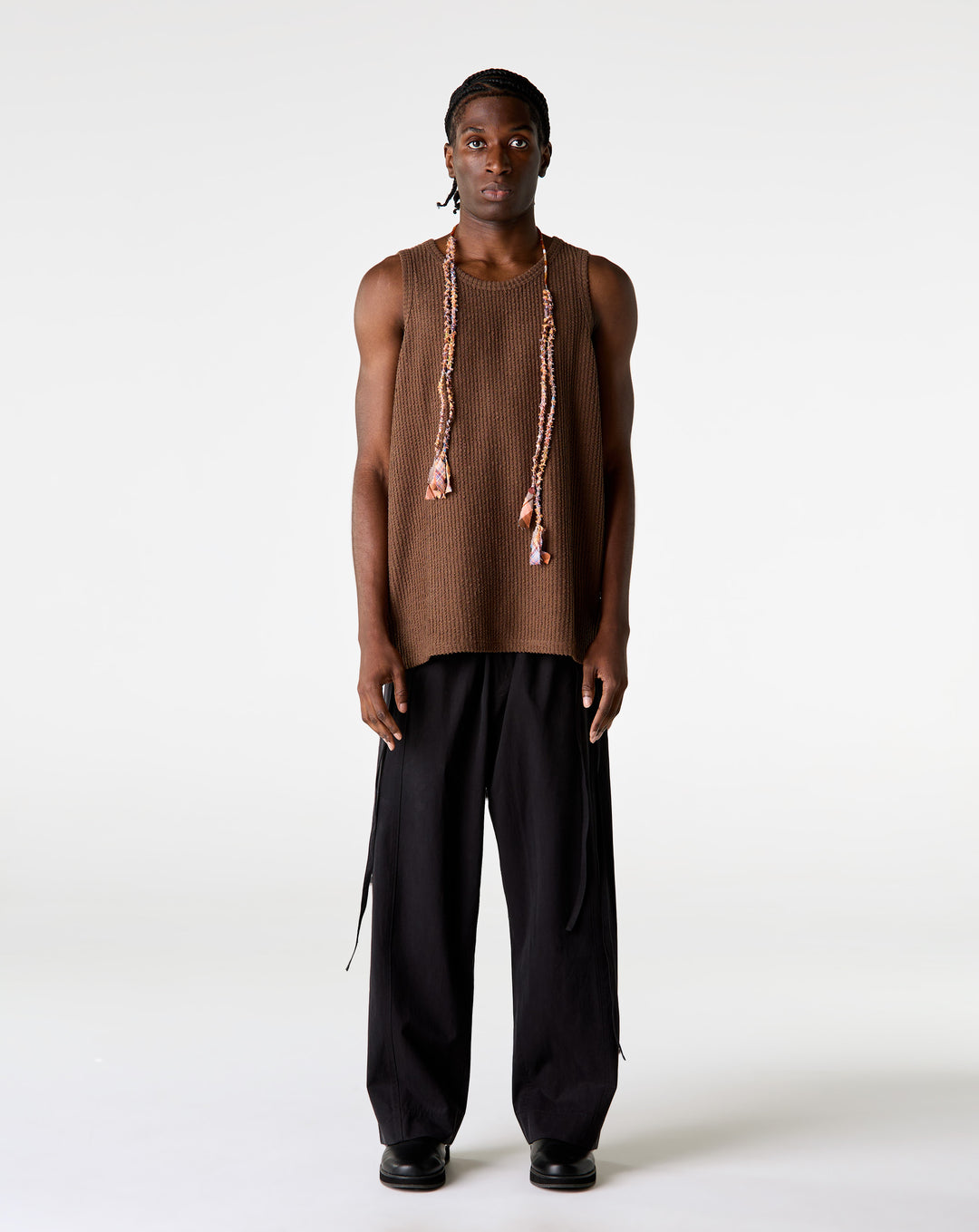 Simple Project Textured Tank Top - XHIBITION