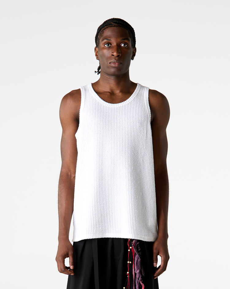 Simple Project Textured Tank Top - XHIBITION