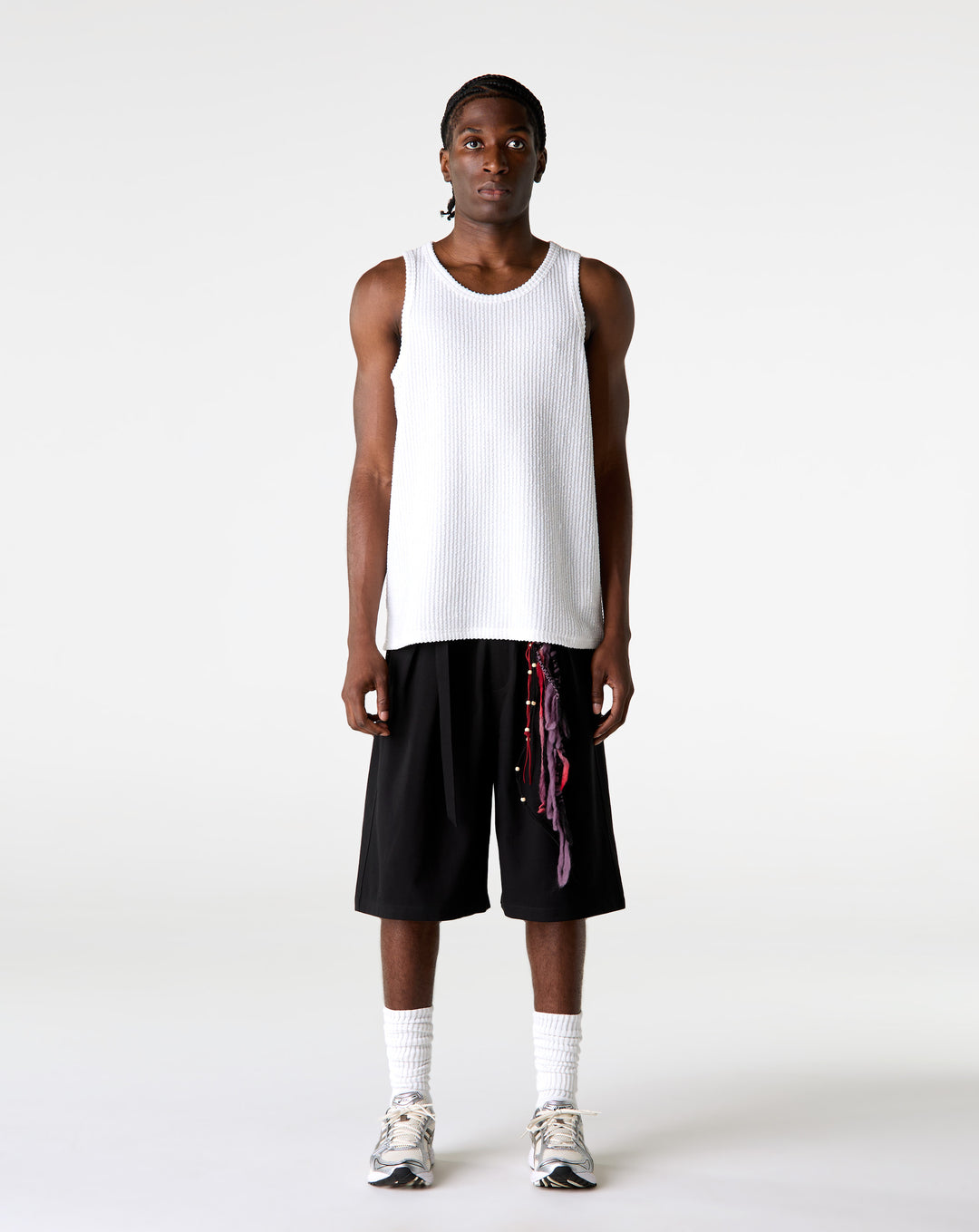 Simple Project Textured Tank Top - XHIBITION