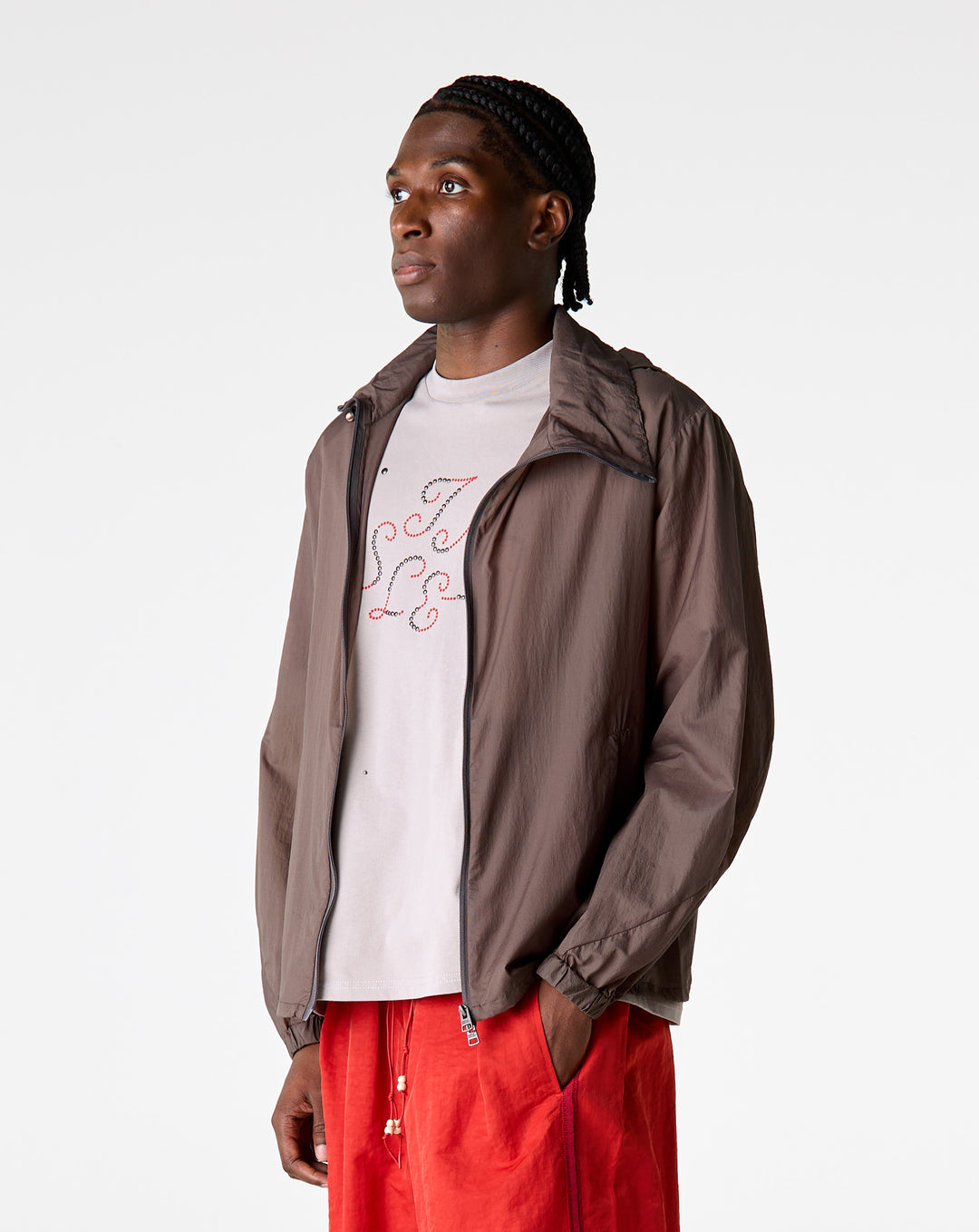 Simple Project Offset Zip Jacket - XHIBITION