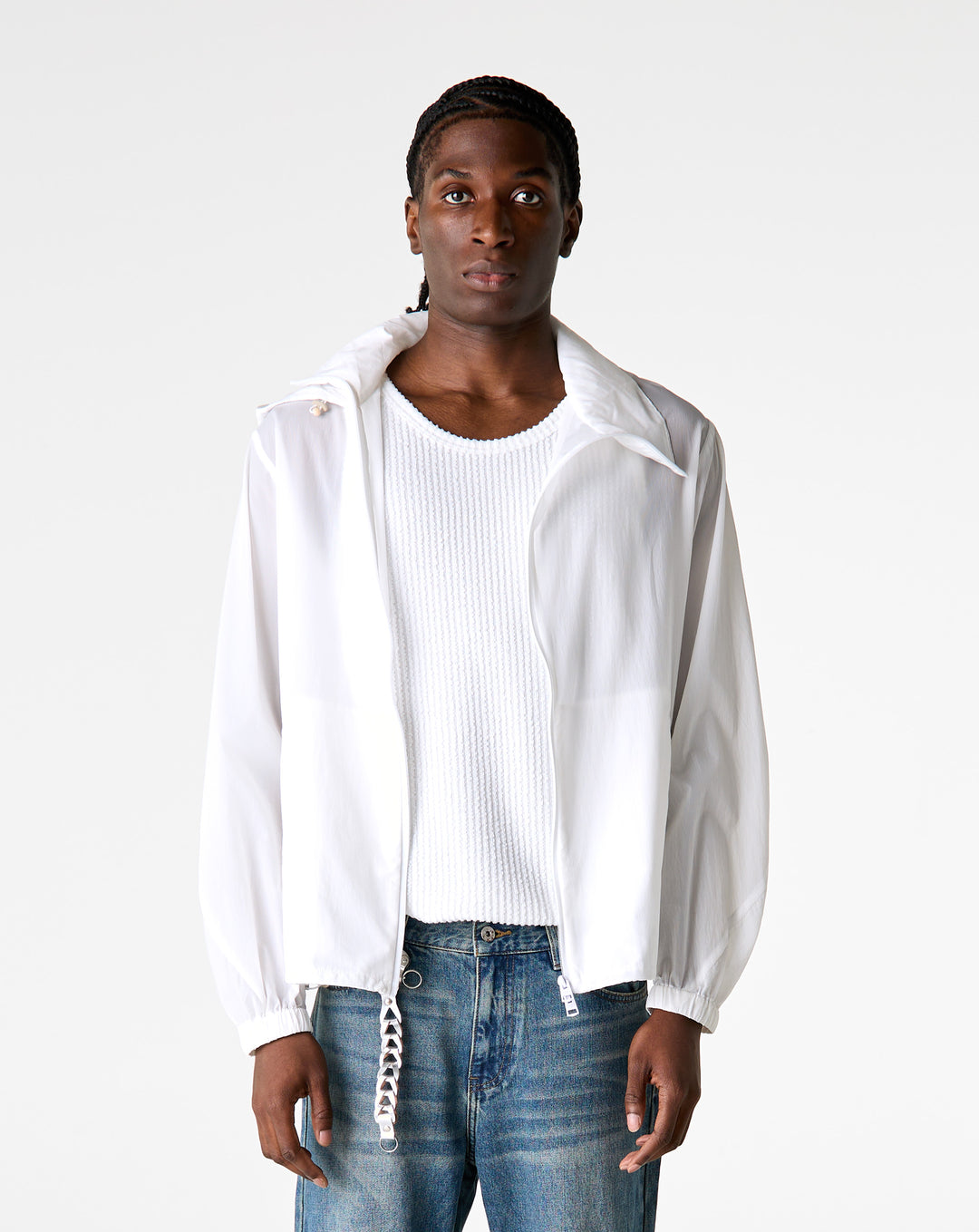 Simple Project Offset Zip Jacket - XHIBITION