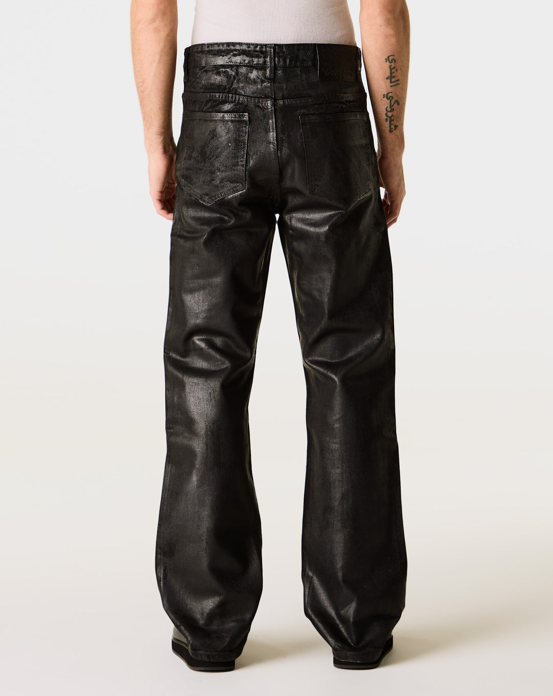 Basketcase Gallery Zombie Waxed Straight Leg Denim - XHIBITION
