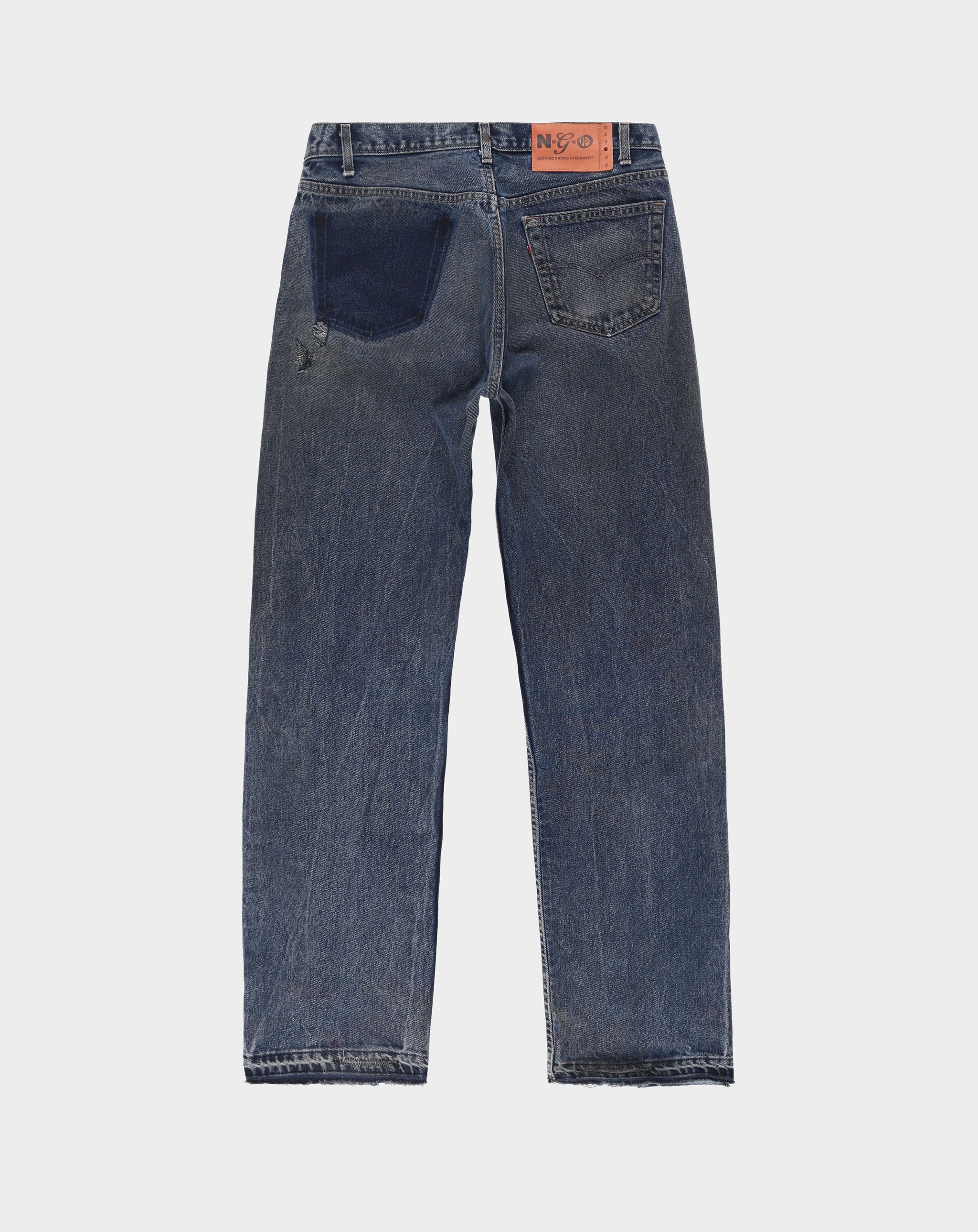 Nothing Grows Overnight 1 of 1 Reworked Denim  - XHIBITION