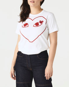 Comme des Garcons PLAY Women's Heart Outline T-Shirt  - XHIBITION