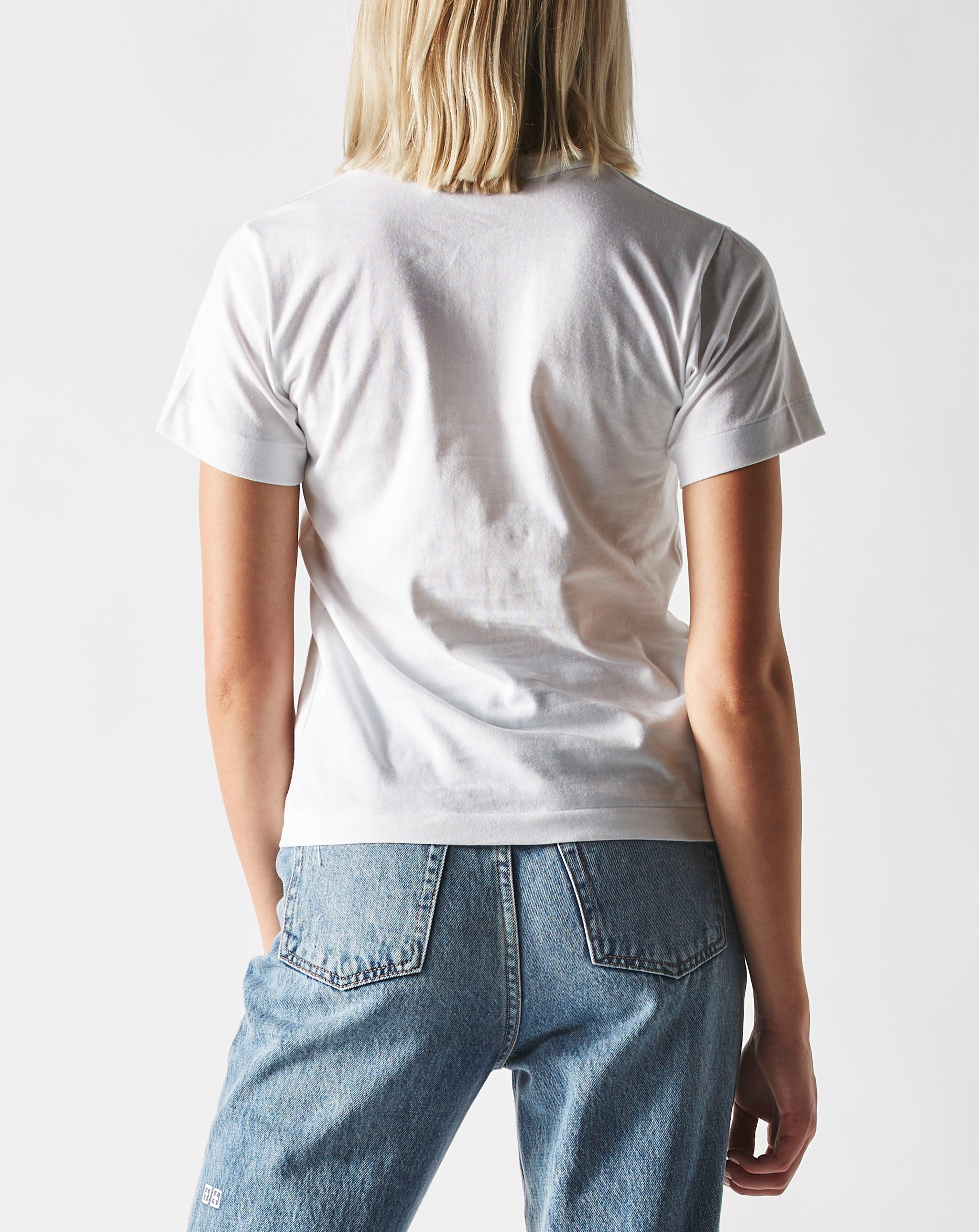 Comme des Garcons PLAY Women's Double Heart Logo T-Shirt  - Cheap Atelier-lumieres Jordan outlet