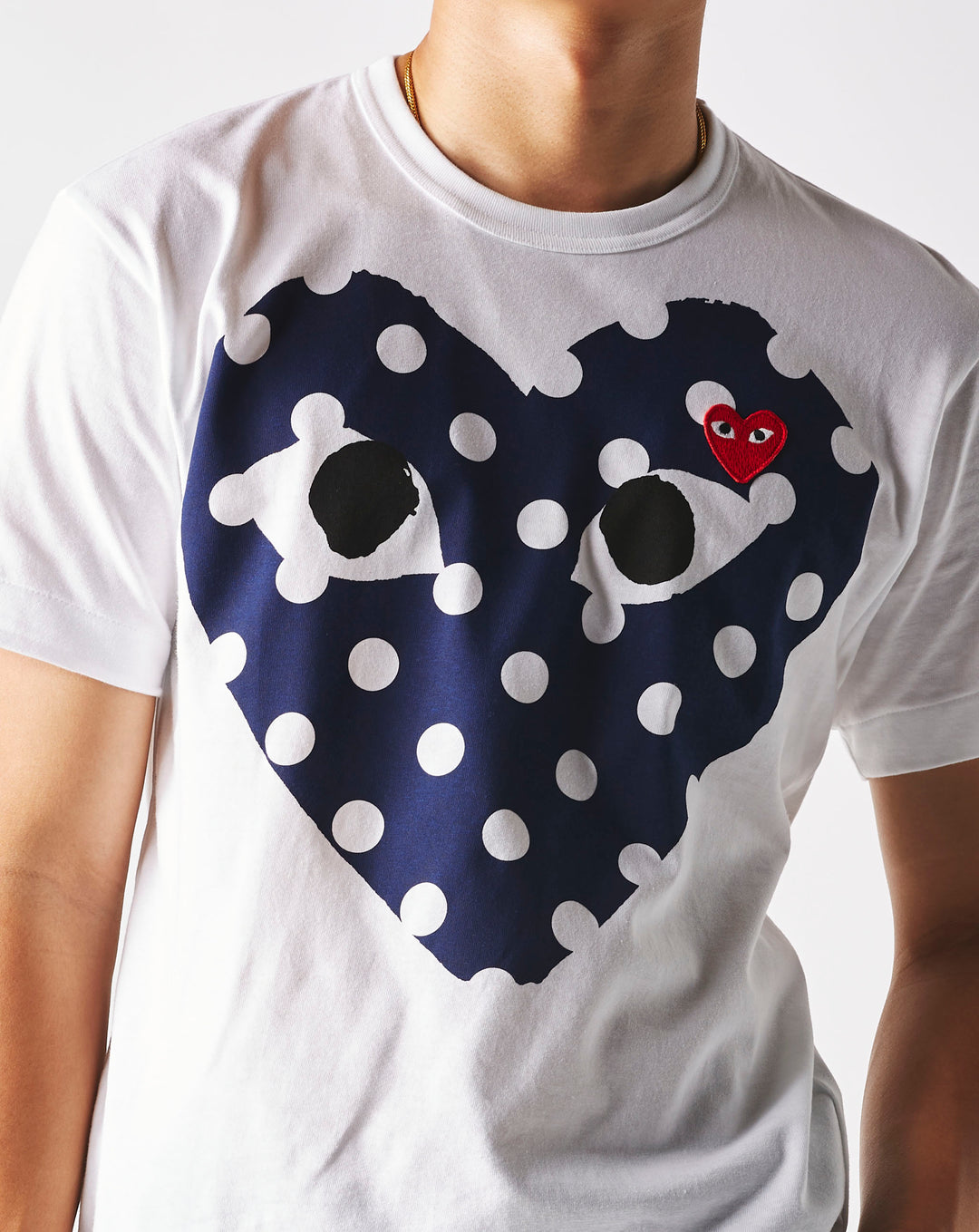 Comme des Garcons PLAY Polka Dot Heart T-Shirt  - XHIBITION
