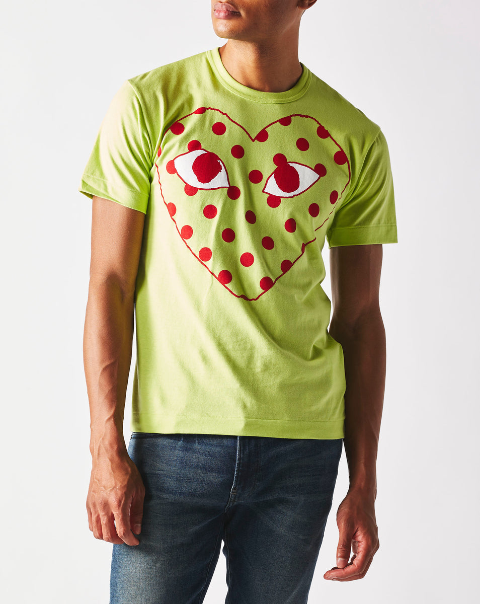 Comme des Garcons PLAY Big Polka Dot Heart T-Shirt  - XHIBITION